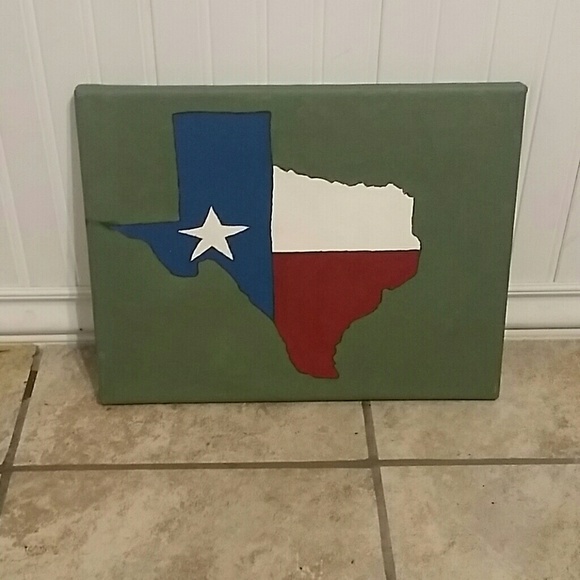 Texas state with star - Picture 1 of 1