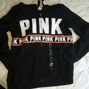 Victorias secret hooded pink jacket