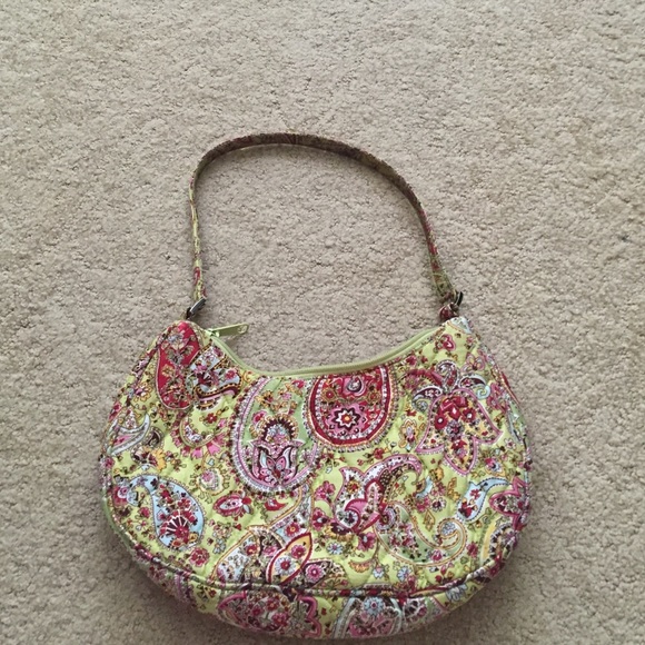 Vera Bradley Handbags - Clearance! pistachio paisley- retired silk purse