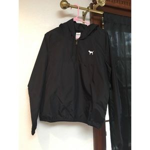 VS Pink hooded anorak