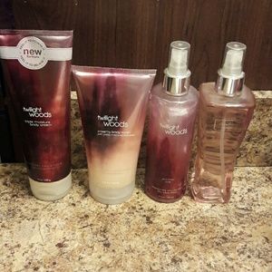New Bath and body works twilight woods bundle set
