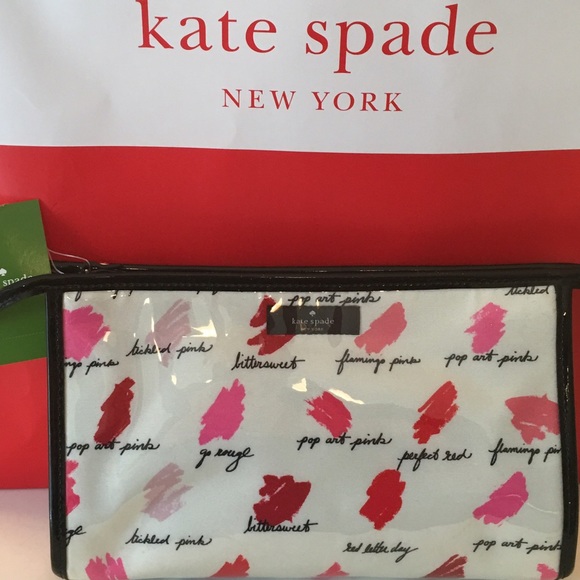 kate spade Handbags - KATE SPADE NEW LARGE COSMETIC BAG 100% AUTHENTIC