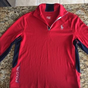 Boys quarter zip Polo