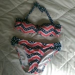 American Flag bathing suit