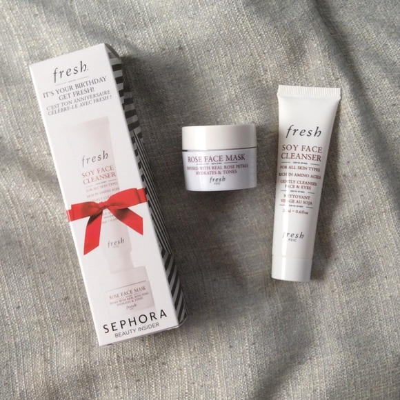 * SOLD * Soy face cleanser and mask sample