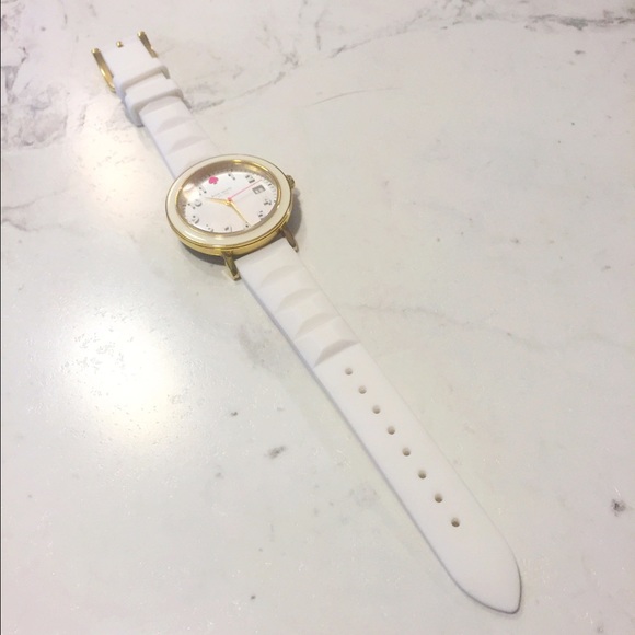kate spade Accessories - kate spade white silicone watch
