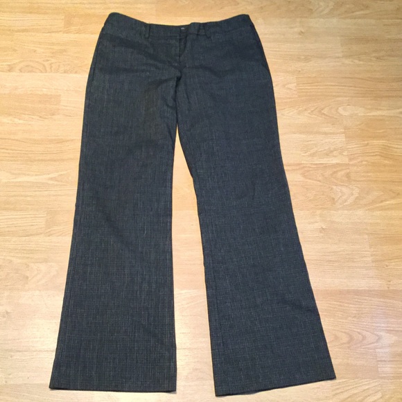 XOXO Wide Leg Trousers - black w/white stripe