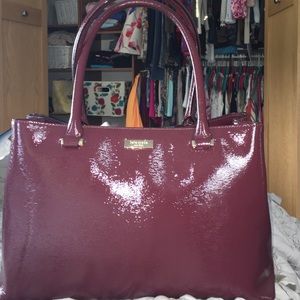 Kate Spade burgundy purse