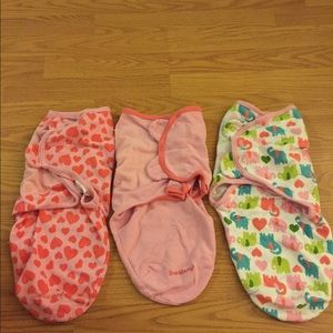 SWADDLERS - SET OF 3 - NEVER USED