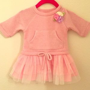 Light pink glitter dress w/tutu