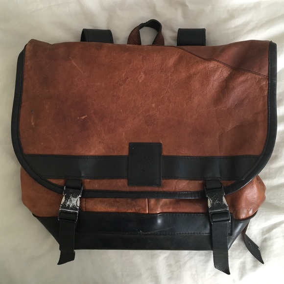 Handmade Leather Backpack - Picture 1 of 4