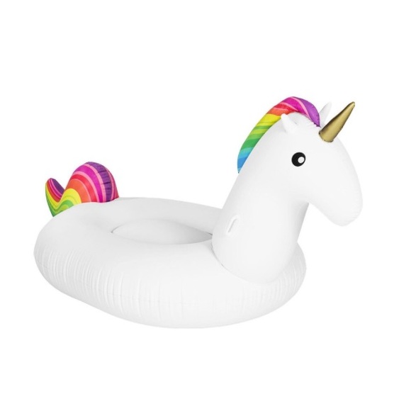 ❤️💛💚💙💜 8 FT LONG Rainbow Unicorn Pool Float!