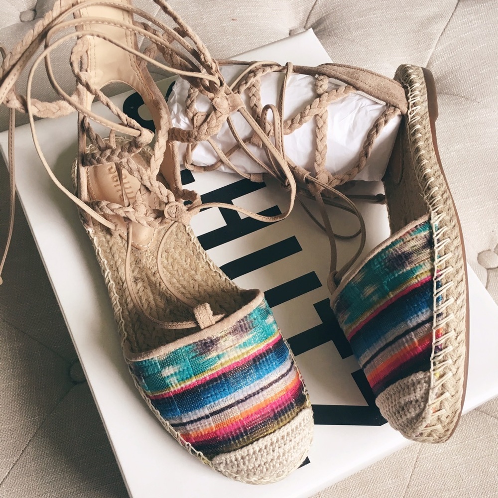 HOLD💥 SCHUTZ Kobi Lace Up Espadrille BNIB