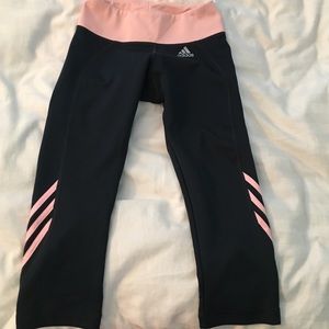 Peach Adidas athletic leggings