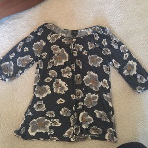 Anthropologie printed blouse