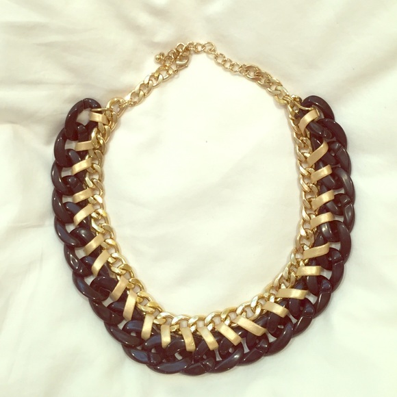 Black and gold necklace