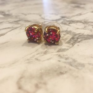 kate spade small glitter studs