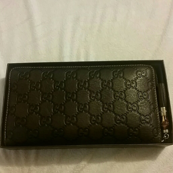 Brown Guccissima100% Authentic Gucci Wallet