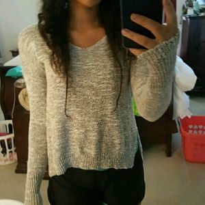 Grey Hollister Sweater