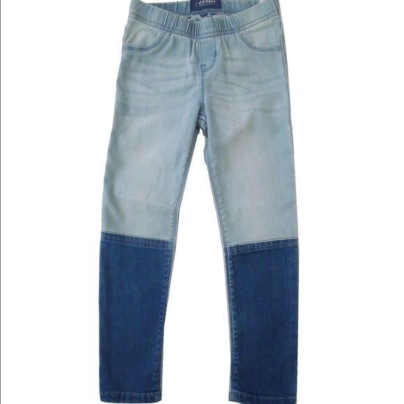 Girl's 5T multi denim jeggings.