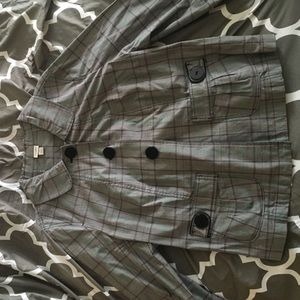Light plaid jacket/ blazer