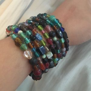 rainbow beaded bracelet!