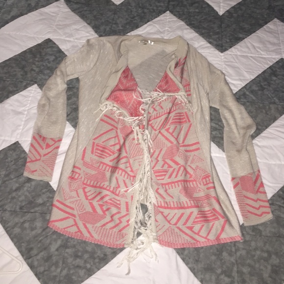 Tribal print cardigan