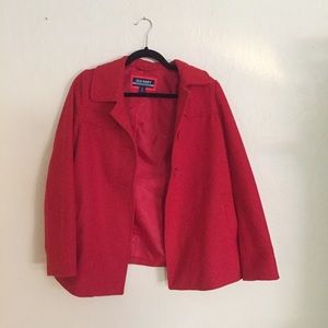 Red Maternity Jacket