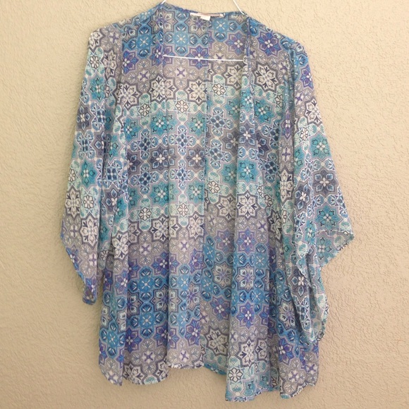 Sheer kimono forever 21