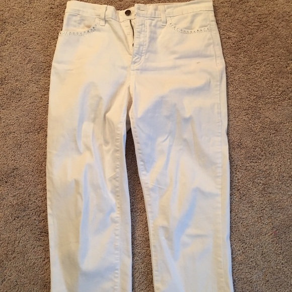 NYDJ white Capri jeans size 8