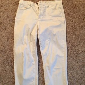 NYDJ white Capri jeans size 8