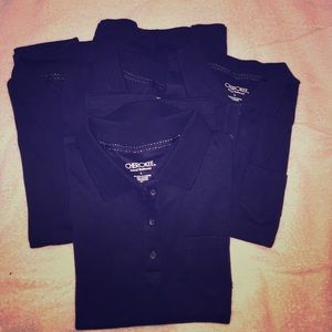 FOUR new girls' polo shirts. large
