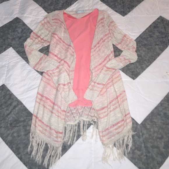 Lightweight striped cardigan