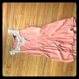 Peach colored dress from Forever21