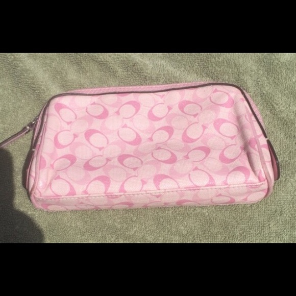 Coach makeup bag.  Lightly used