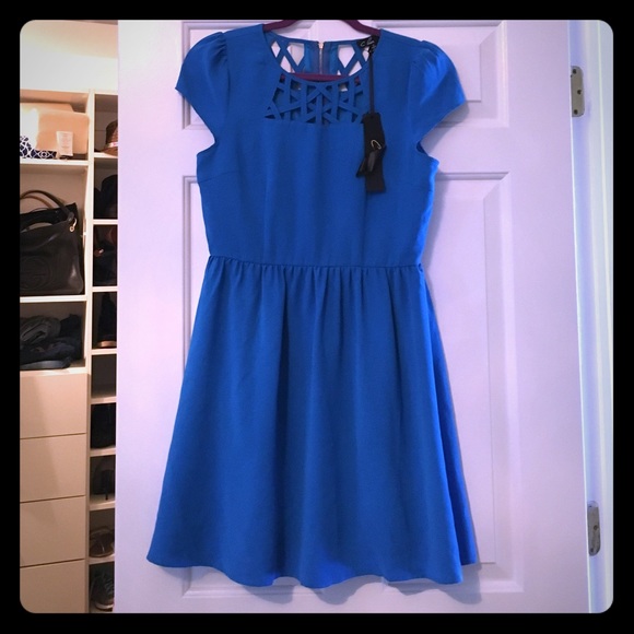 C. Luce blue mini dress size small - Picture 1 of 3