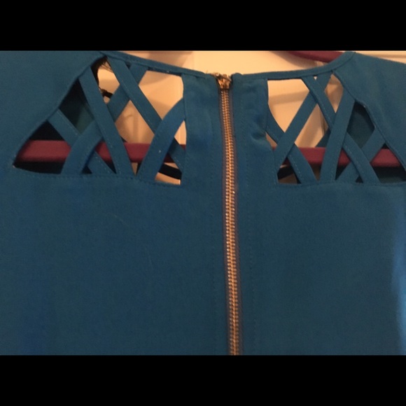 C. Luce blue mini dress size small - Picture 3 of 3