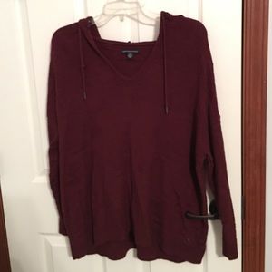 L maroon American Eagle pullover sweater