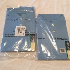 2 boys polo shirts medium 8/10
