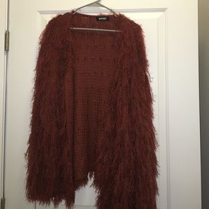 Missguided Shaggy Cardigan