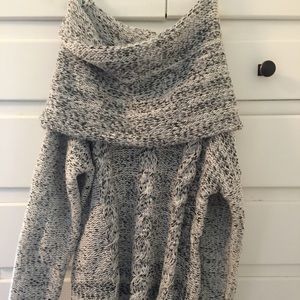 Off shoulder cozy sweater