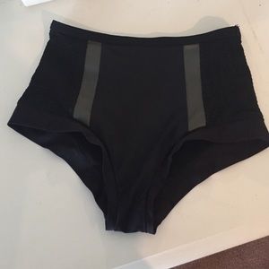 High waisted bathing suit bottoms