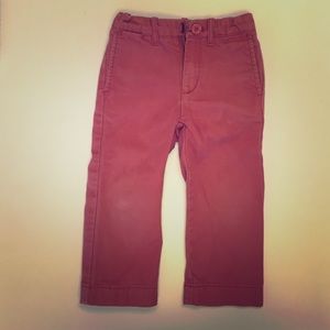 JCrew Boys Slim Fit Chino in Old Red