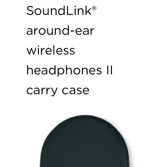 New Bose sound link around ear wireless case