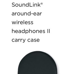 New Bose sound link around ear wireless case