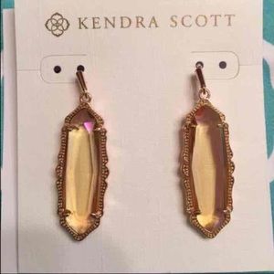 New Kendra Scott Fran peach iridescent