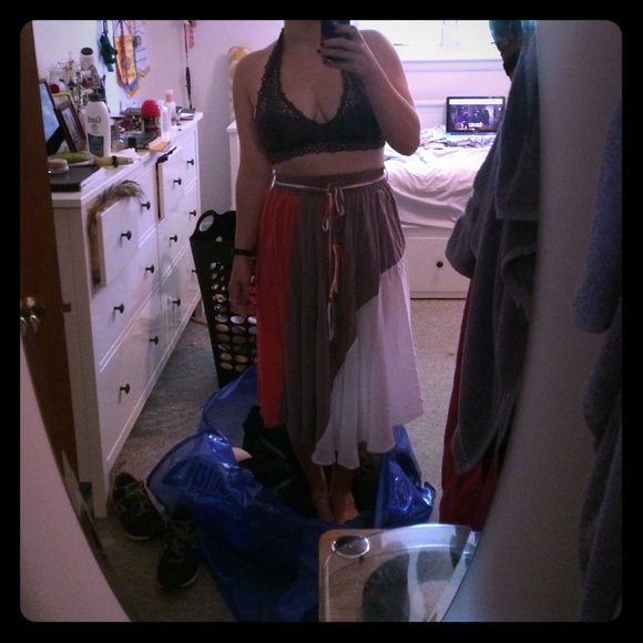 Yum Kim Tricolored skirt