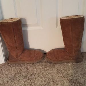 UGG tall chestnut boots!