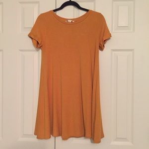 Mustard yellow dress