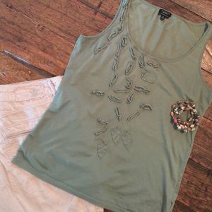 2/$7 Talbots soft tank. Size Medium.